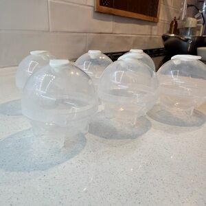 Clear Plastic Ice Ball Molds